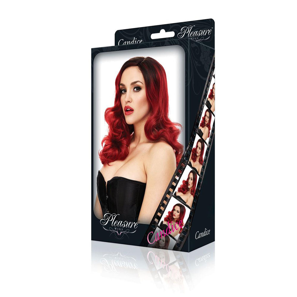 Pleasure Wigs - Candice Red/Black