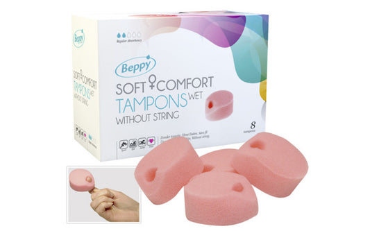 Beppy Soft Comfort Wet Tampon/ Sponge 8 Pack
