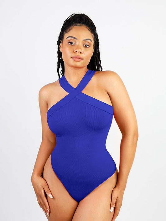 Lomani Seamless Shaper Bodysuit - Blue