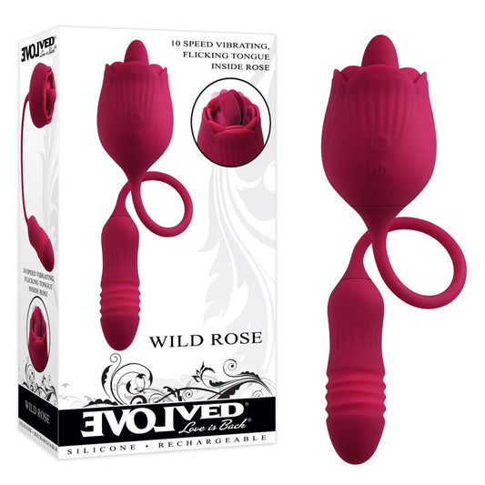Evolved Wild Rose Dual Stimulator & Vibe