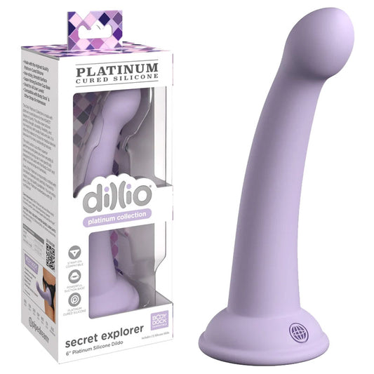 Dillio Platinum Secret Explorer 6Inch Dildo - Purple