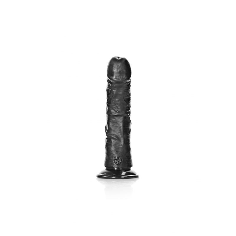 Realrock Realistic Curved Dildo 15.5cm - Black